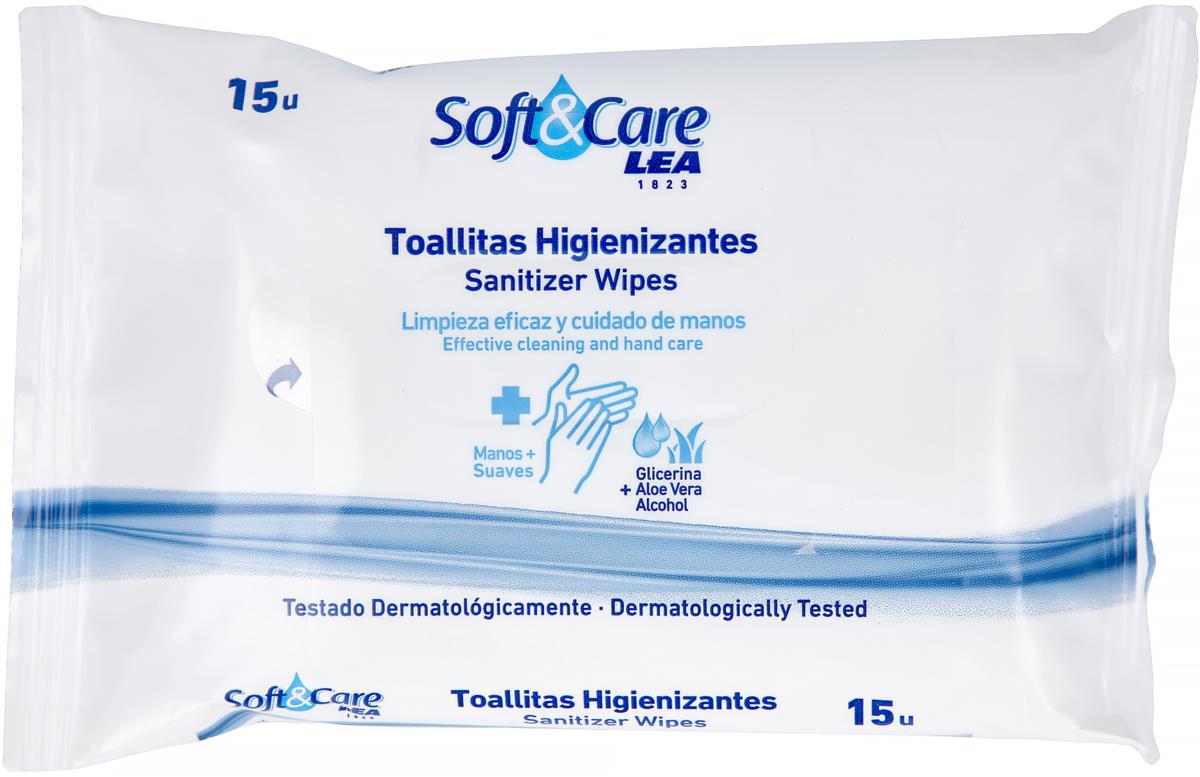 LEA Soft and Care Sanitizer Swipes