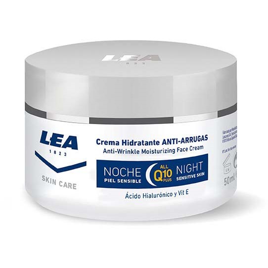 LEA Anti-Wrinkle Moisturizer Night Cream, Q 10 Plus, 50 ml.