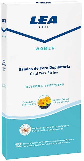LEA Women Cold Wax Depilatory Strips 