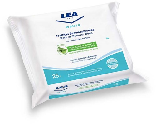 LEA Women Women Make Up Remover Wipes Aloe Vera