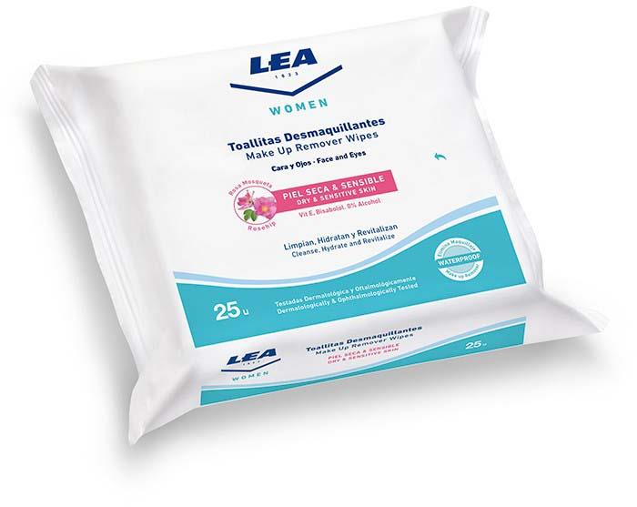 LEA Women Make Up Remover Wipes Rosehip 