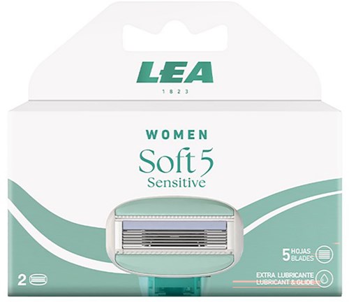 LEA Women Soft 5 Sensitive Mini Razor Blades 2 pack