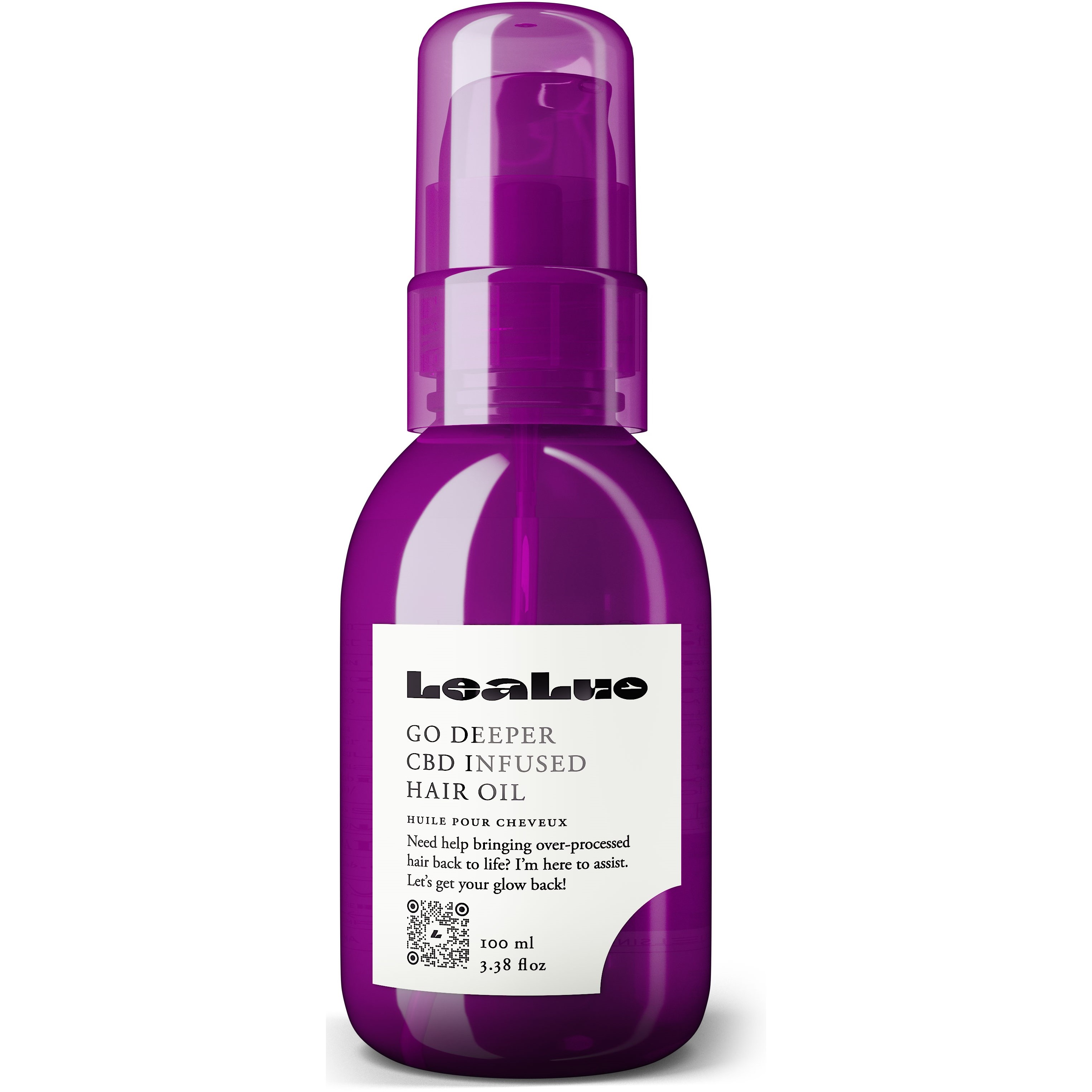 Läs mer om LeaLuo Go Deeper CBD Infused Hair Oil 100 ml