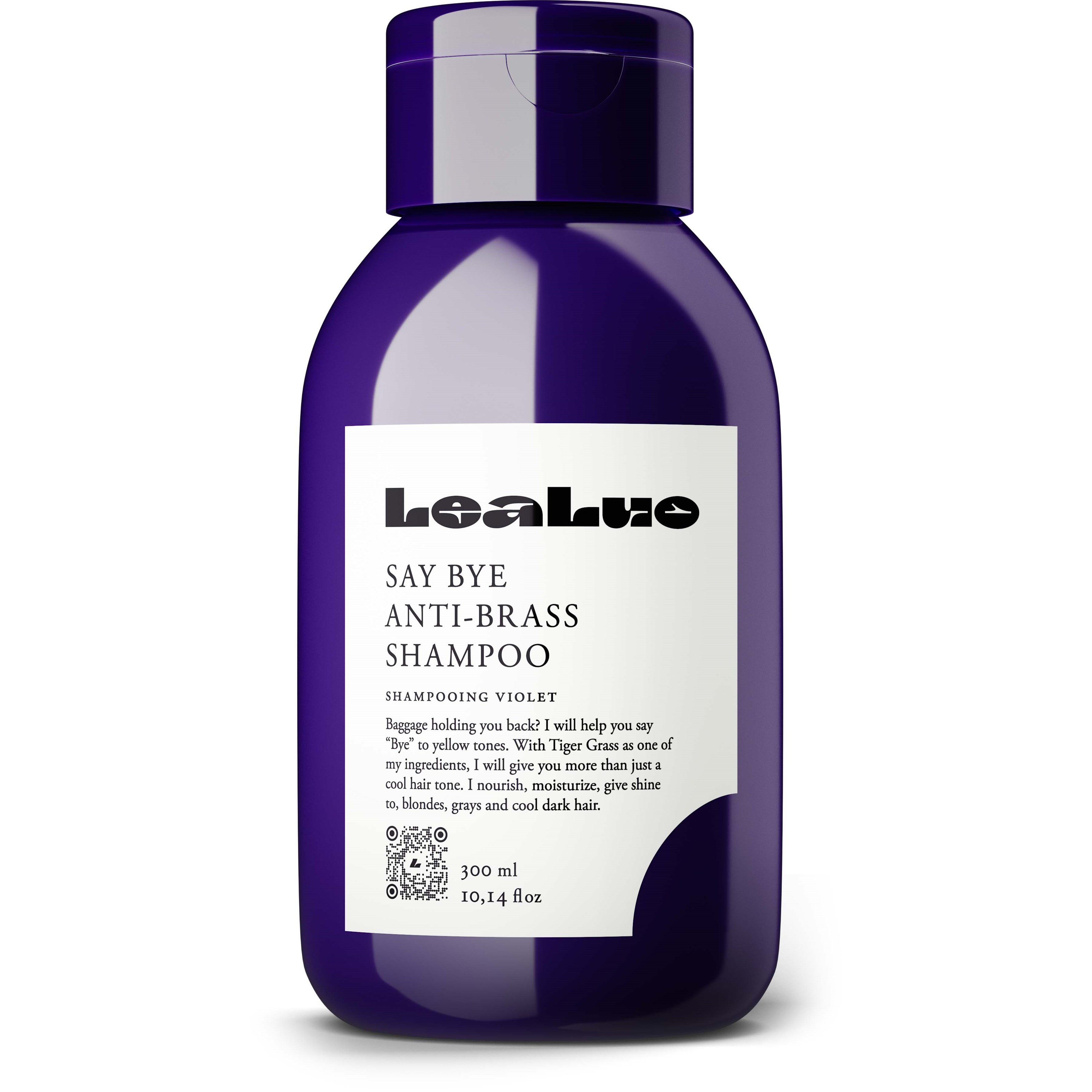 Läs mer om LeaLuo Say Bye Anti-Brass Shampoo 300 ml