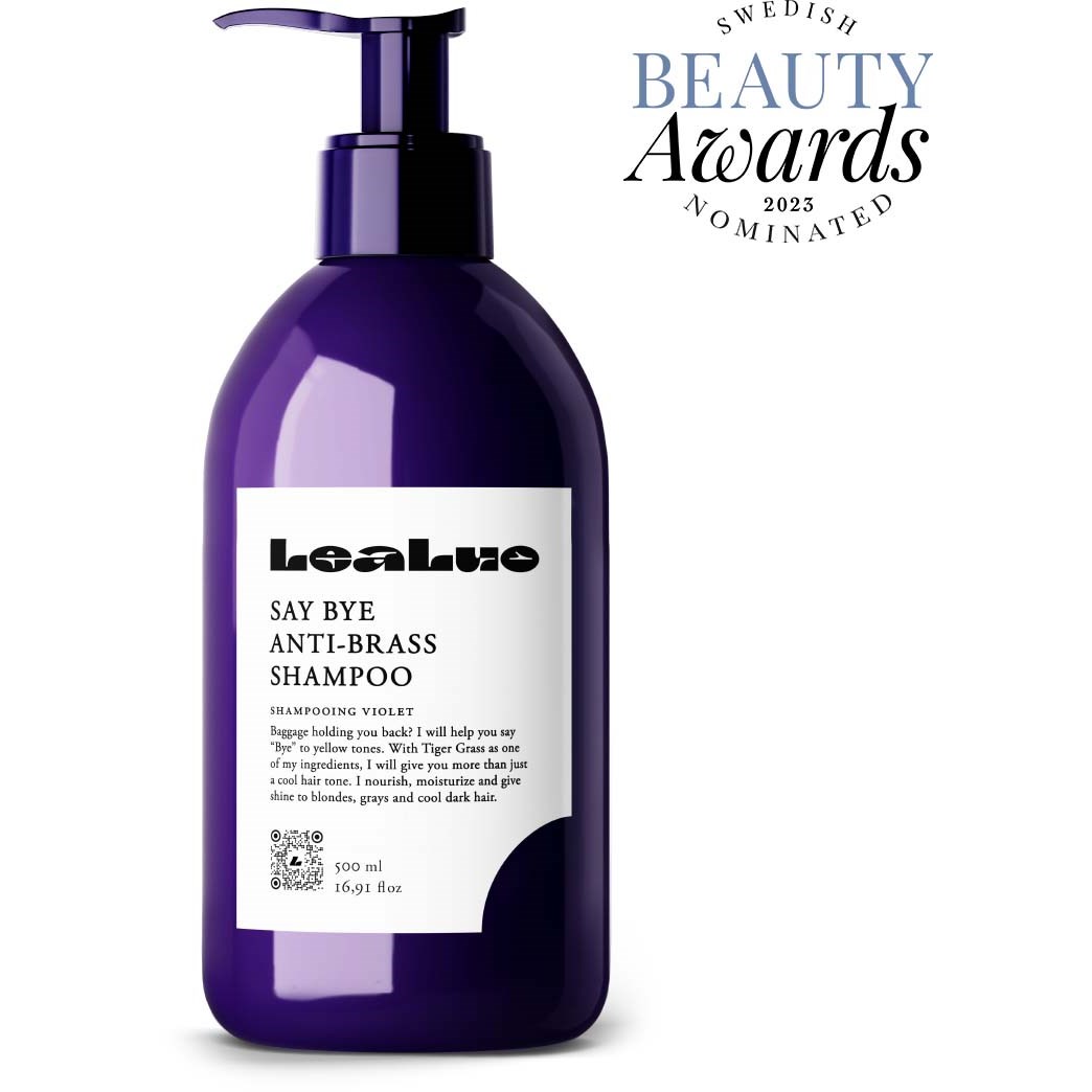 Läs mer om LeaLuo Say Bye Anti-Brass Shampoo 500 ml