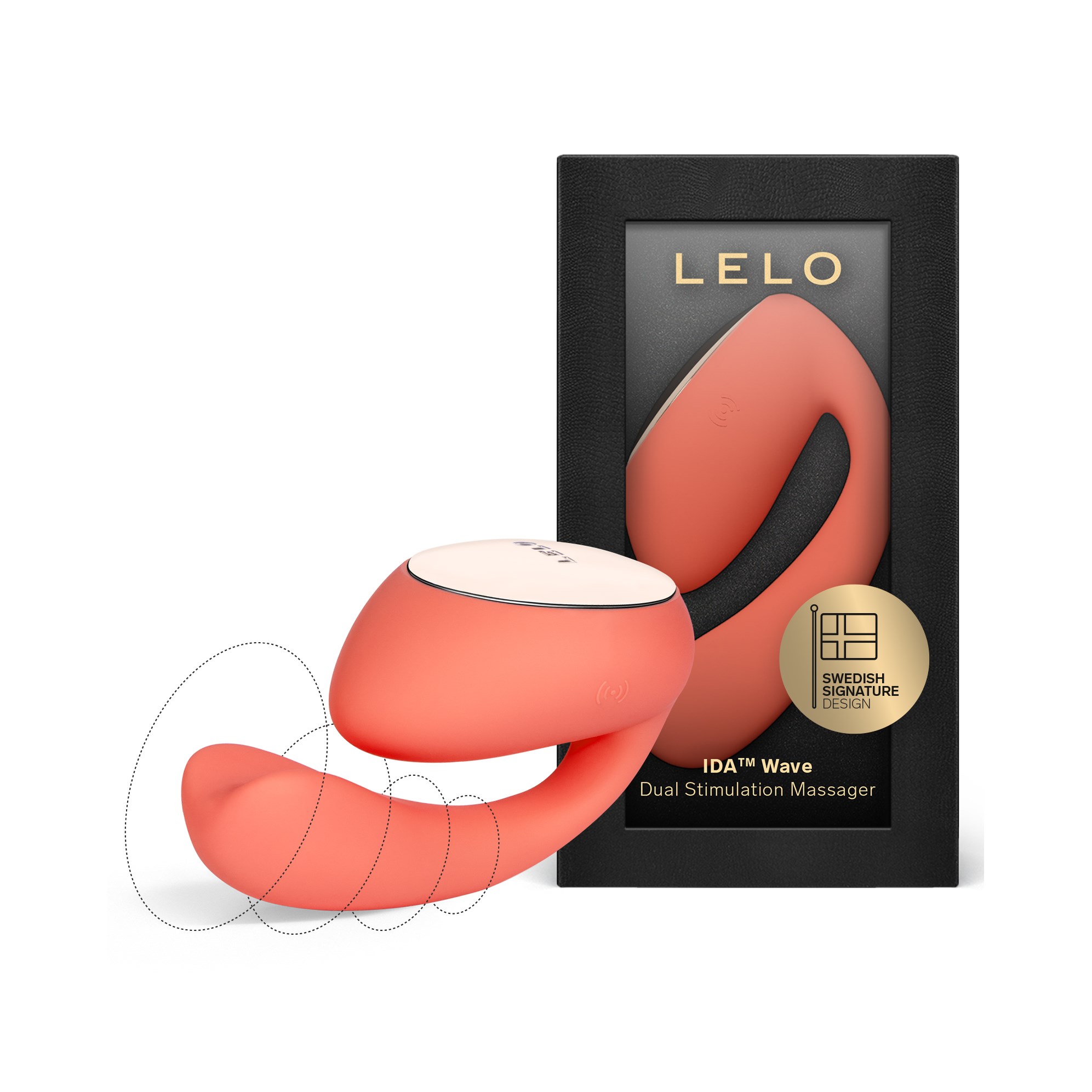 LELO IDA™ Wave Coral Red