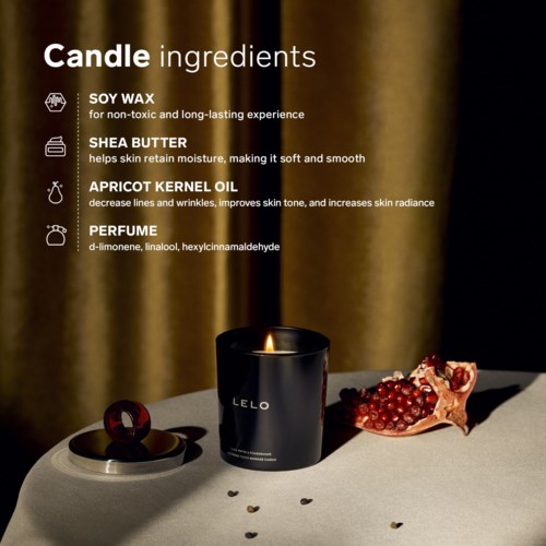 LELO Massage Candle Black Pepper & Pomegranate | lyko.com