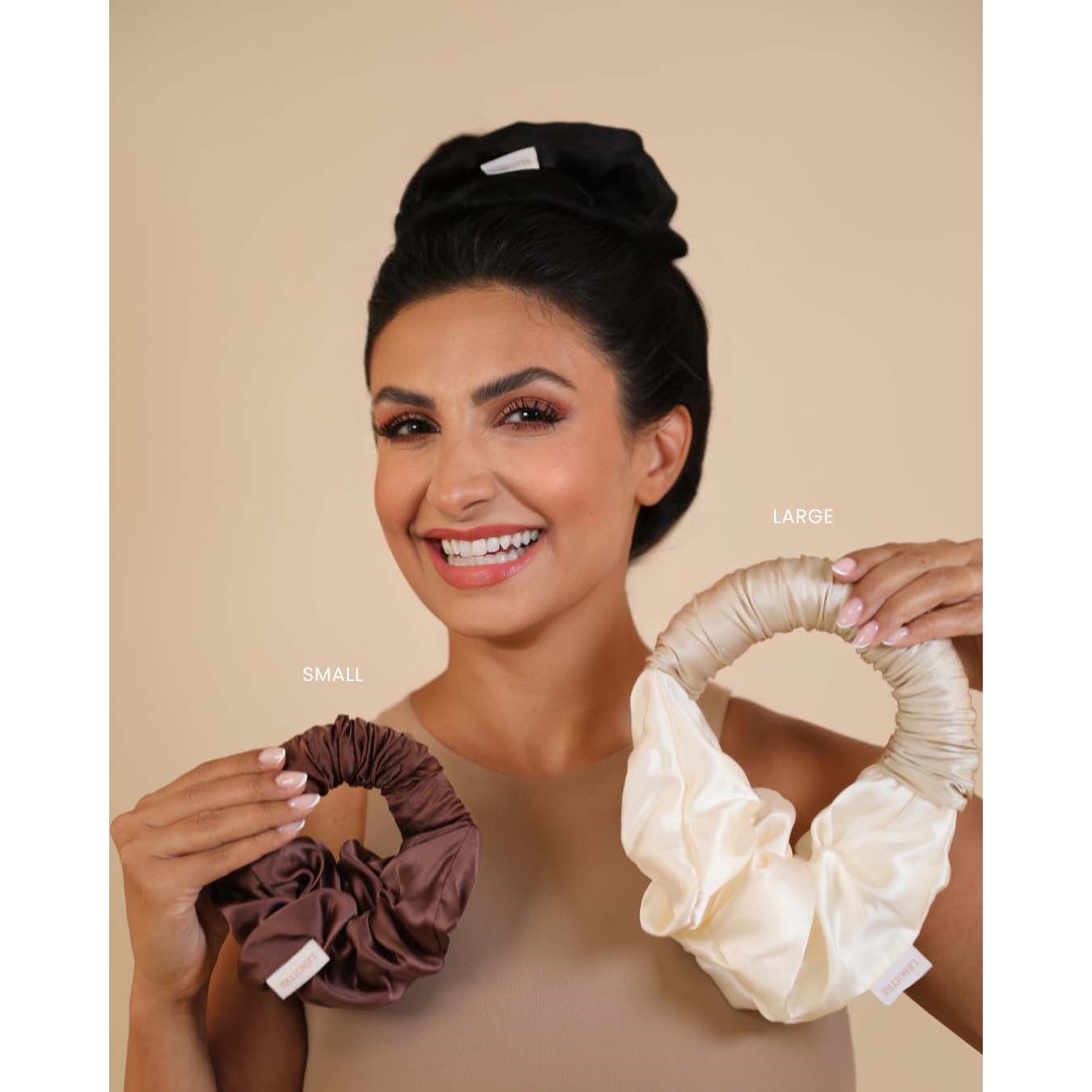 Lenoites BlowoutTie® in Mulberry Silk Mini Black (obrázok 4)