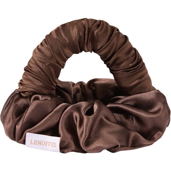 Lenoites Blowout Tie in Mulberry Silk Small Small Brown - 1 pcs