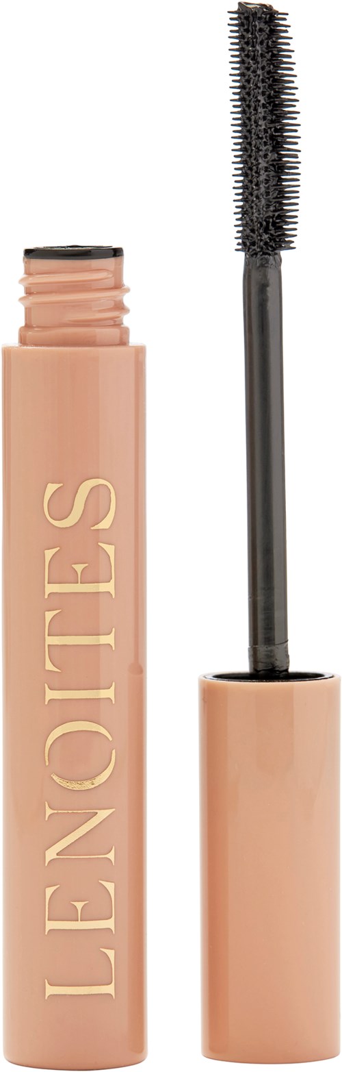 En beige mascara rør med brandnavnet 'LENCENCES' og en børste på toppen.