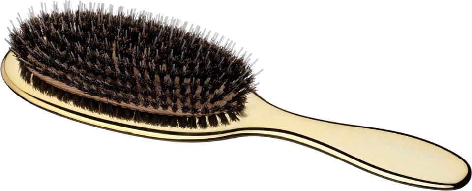 Lenoites Hair Brush Wild Boar with pouch and cleaner tool