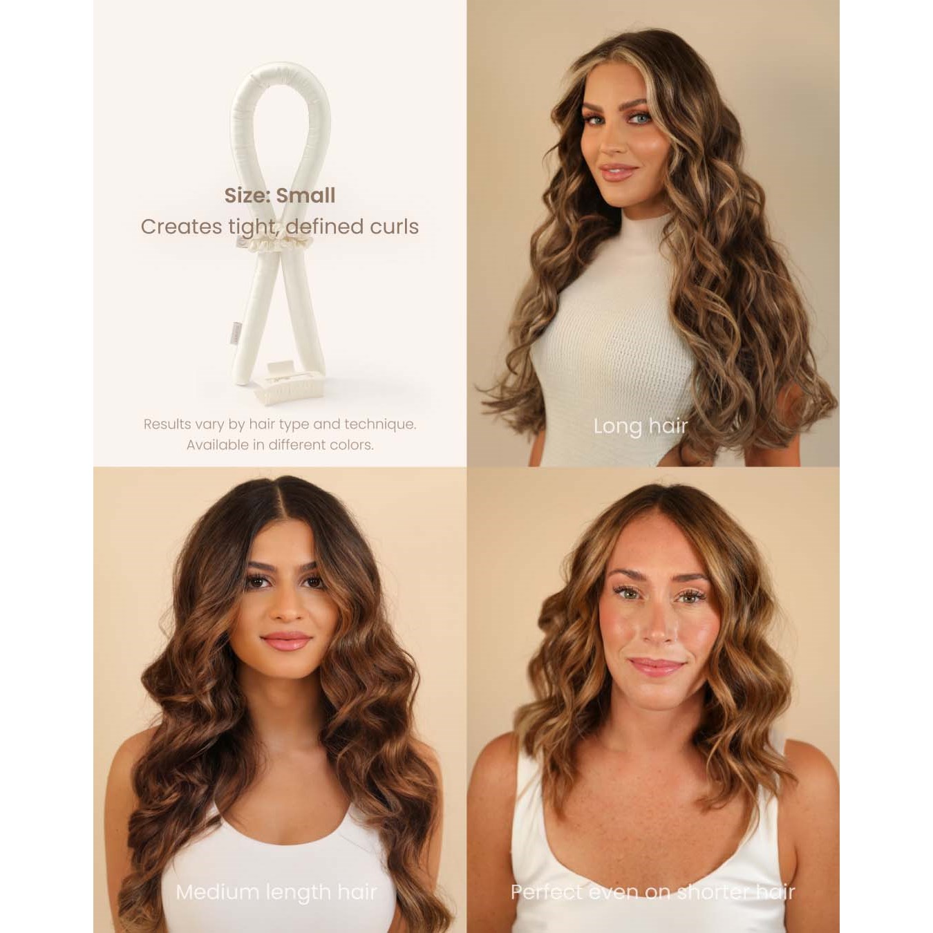 Lenoites Heatless Curls in Mulberry Silk Large Black (obrázok 5)