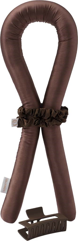 Lenoites Heatless Curls in Mulberry Silk Medium Brown