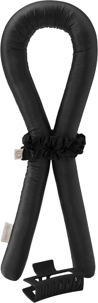Lenoites Heatless Curls in Mulberry Silk Medium Black
