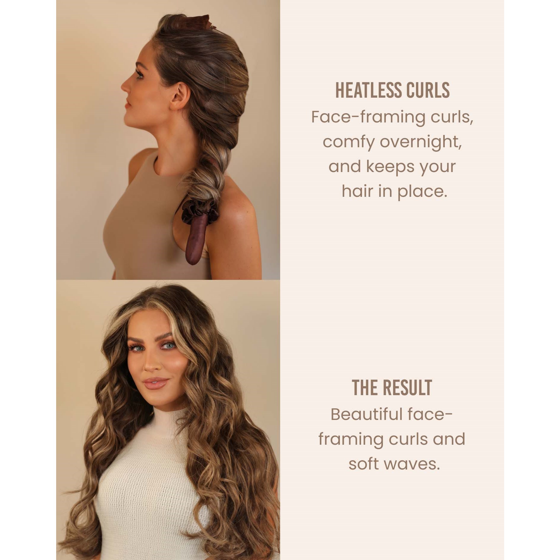 Lenoites Heatless Curls Unicorn Golden Sand (obrázok 4)