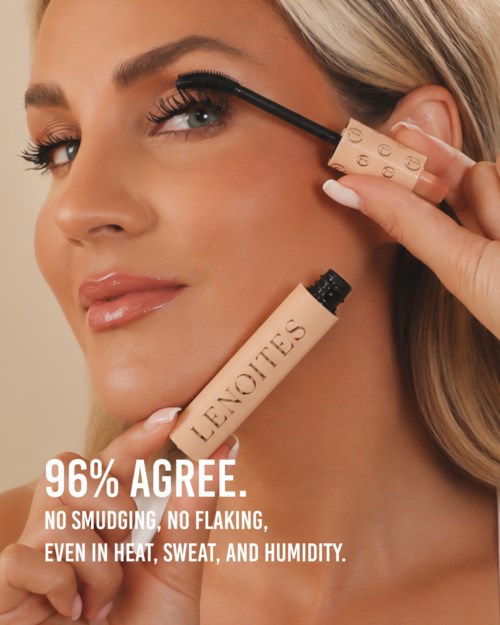 Тушь для ресниц Lenoites LashSculpt Serum Infused Mascara Black, с ухаживающей сывороткой, 8 мл — фото 4
