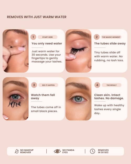 Тушь для ресниц Lenoites LashSculpt Serum Infused Mascara Brown, с ухаживающей сывороткой, 8 мл — фото 7