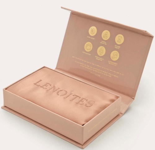 Lenoites Mulberry Silk Pillowcase 50x60 cm Rosegold