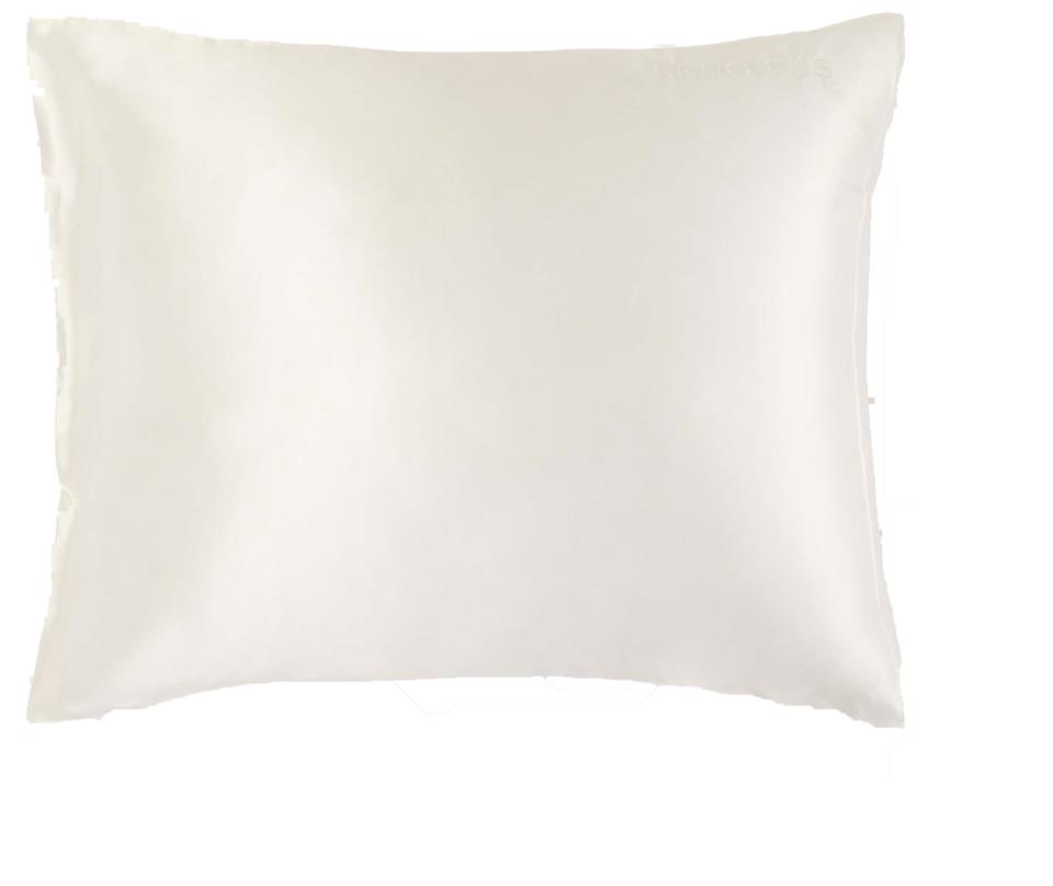 Lenoites Mulberry Silk Pillowcase 50x60 cm, White