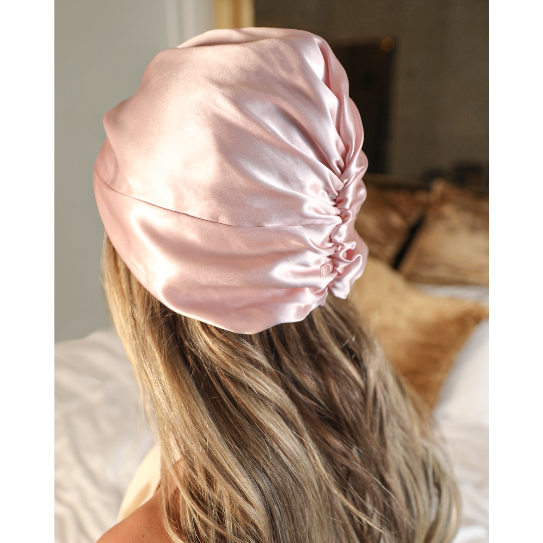 Lenoites Mulberry Silk Sleeping Cap Black (obrázok 3)