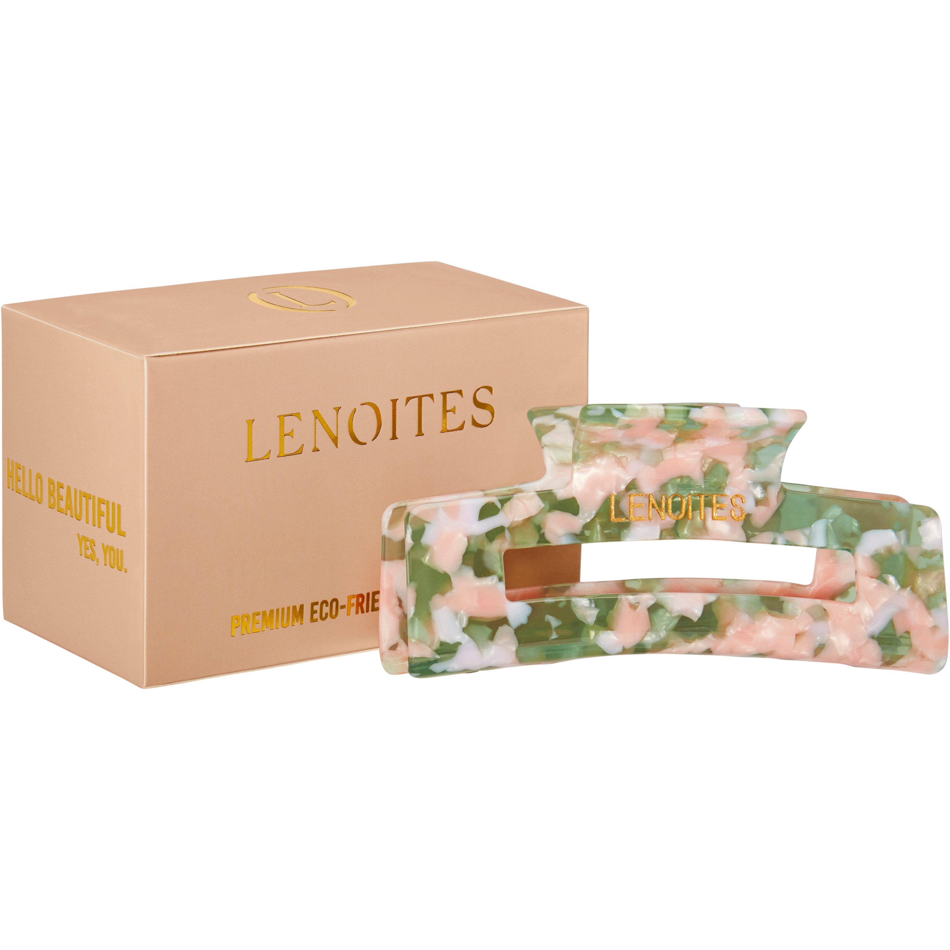 Lenoites Premium Eco-Friendly Hair Claw - klamra do włosów Blossom (obrázok 3)