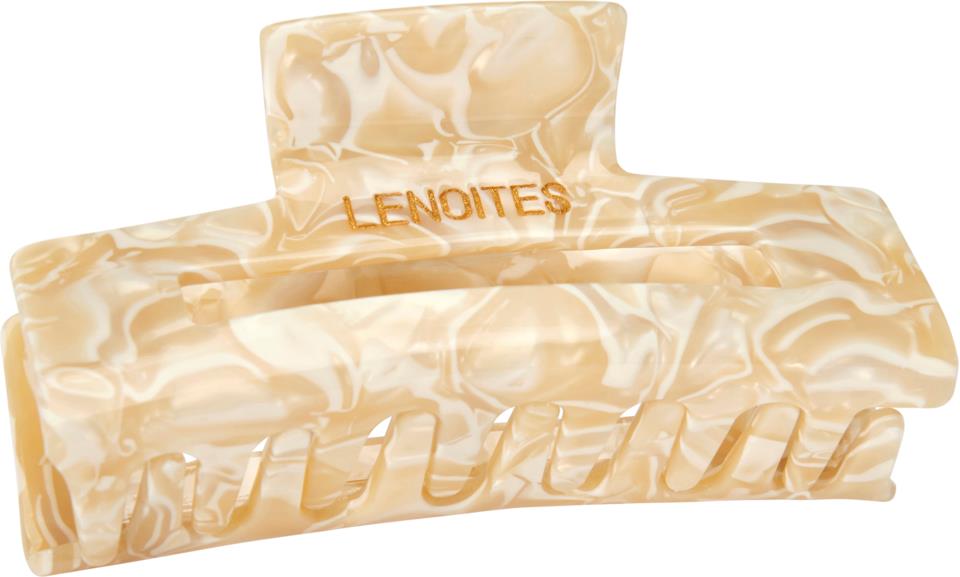 Lenoites Premium Eco-Friendly Hair Claw Champagne Pearl