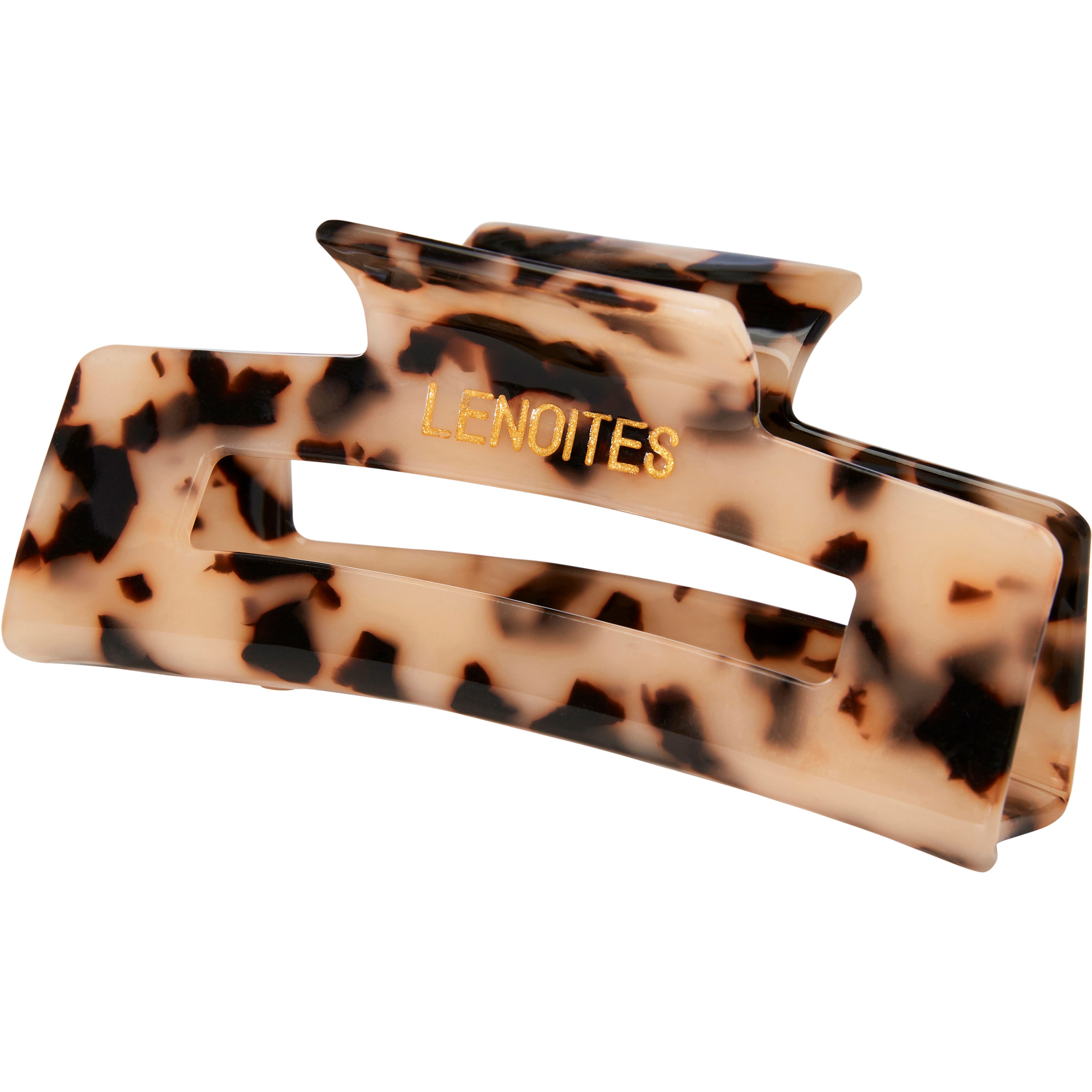 Lenoites Premium Eco-Friendly Hair Claw Nude Leopard billede