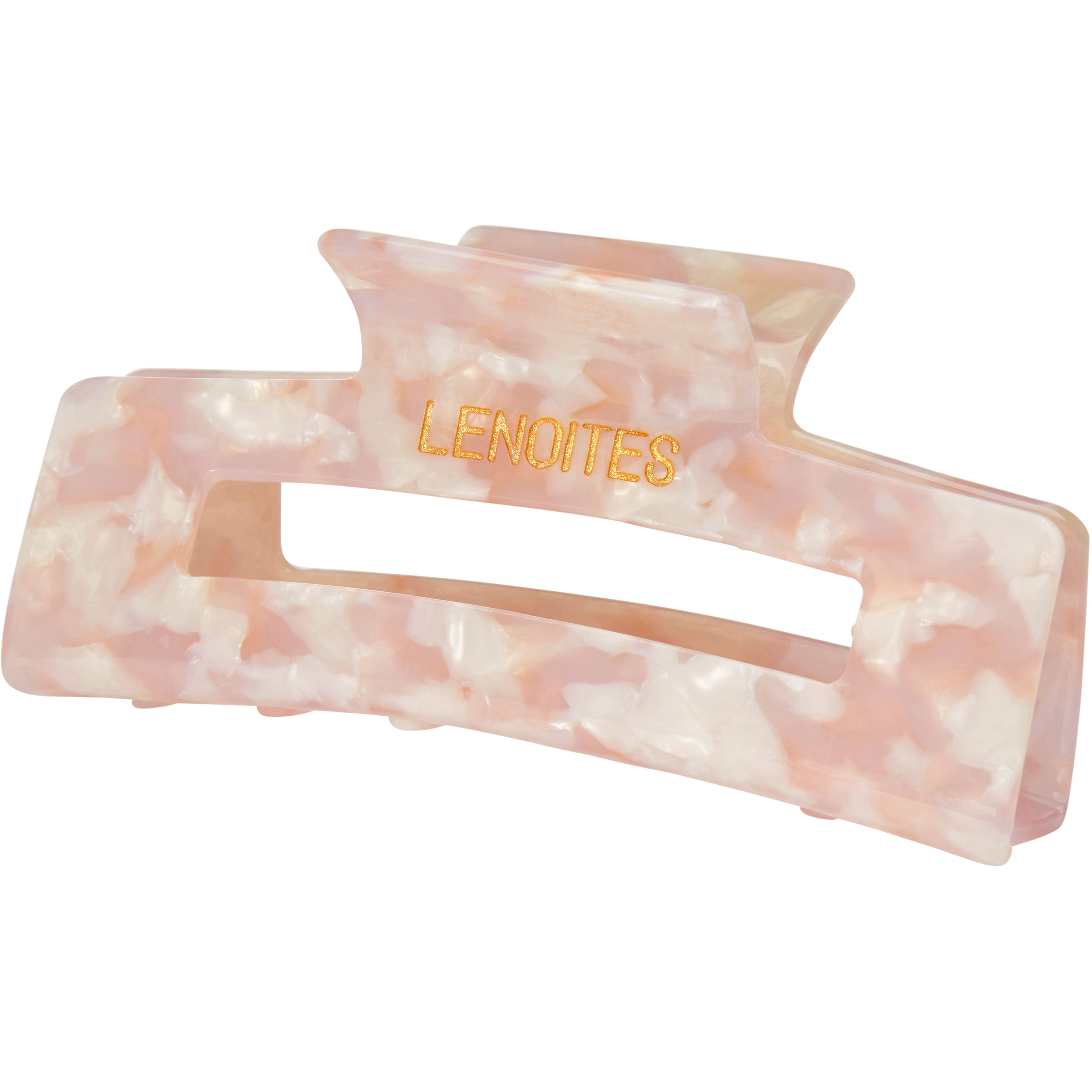 Lenoites Premium Eco-Friendly Hair Claw Pearly Pink billede