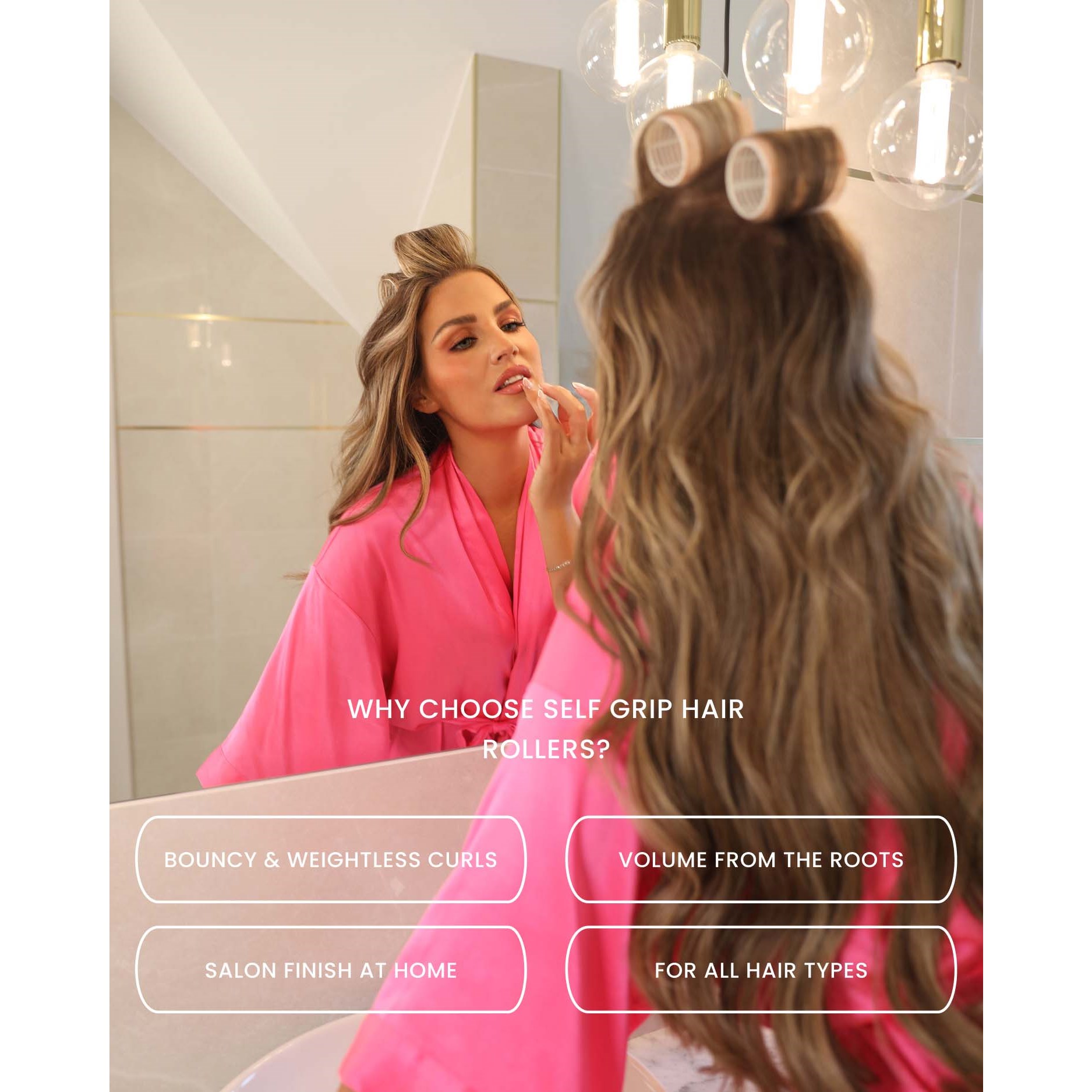 Lenoites Self Grip Hair Rollers 16-Pack (obrázok 5)