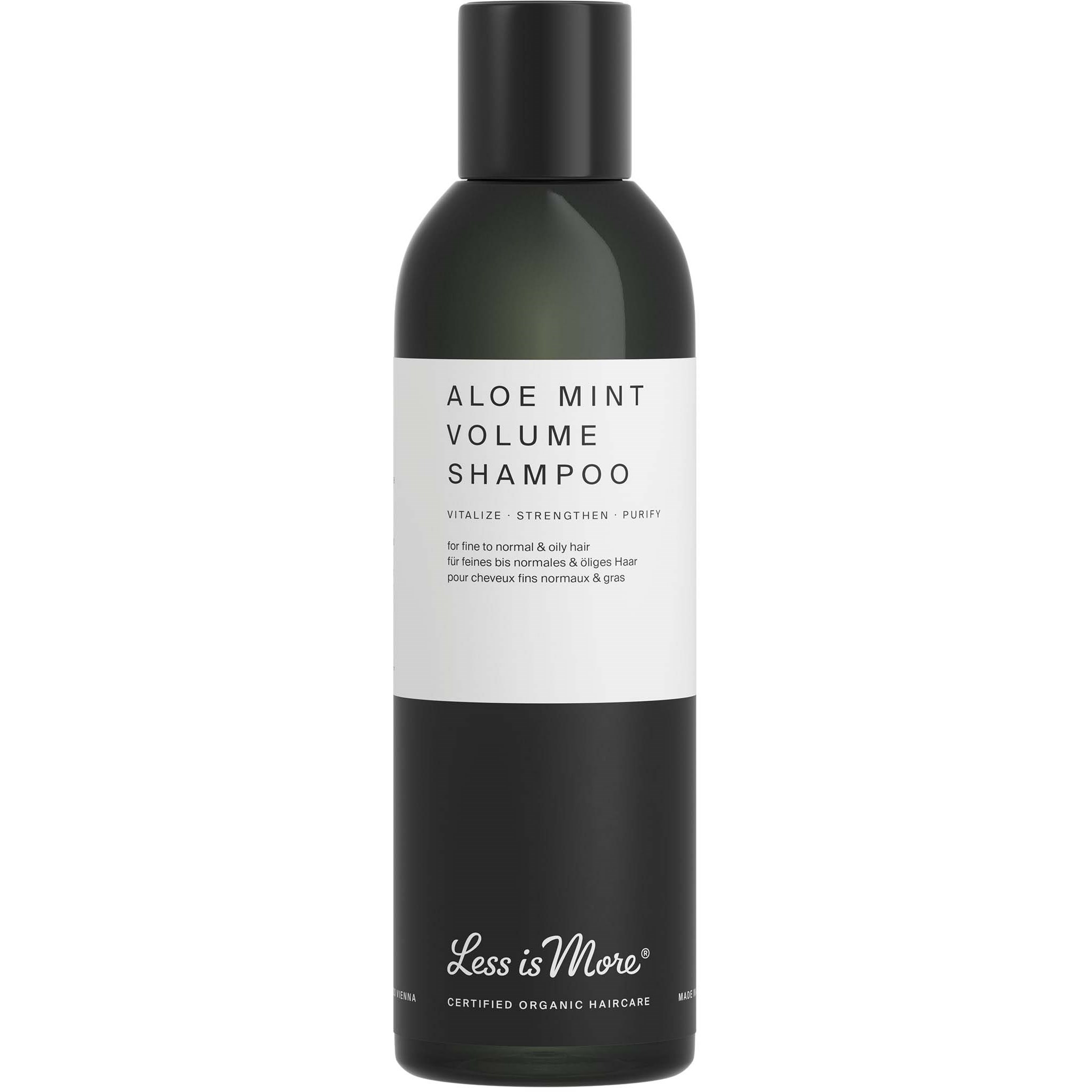 Bilde av Less Is More Organic Aloe Mint Volume Shampoo 200 Ml