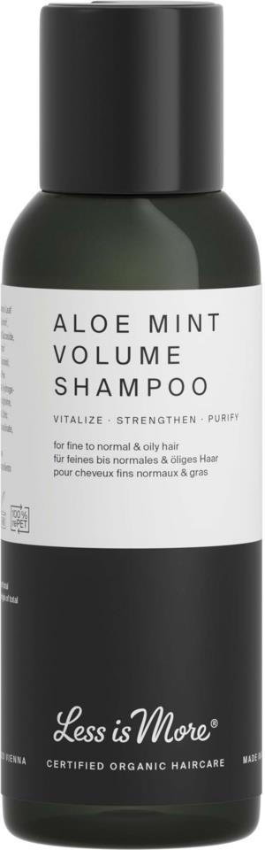Less is More Organic Aloe Mint Volume Shampoo Travel Size 50 ml