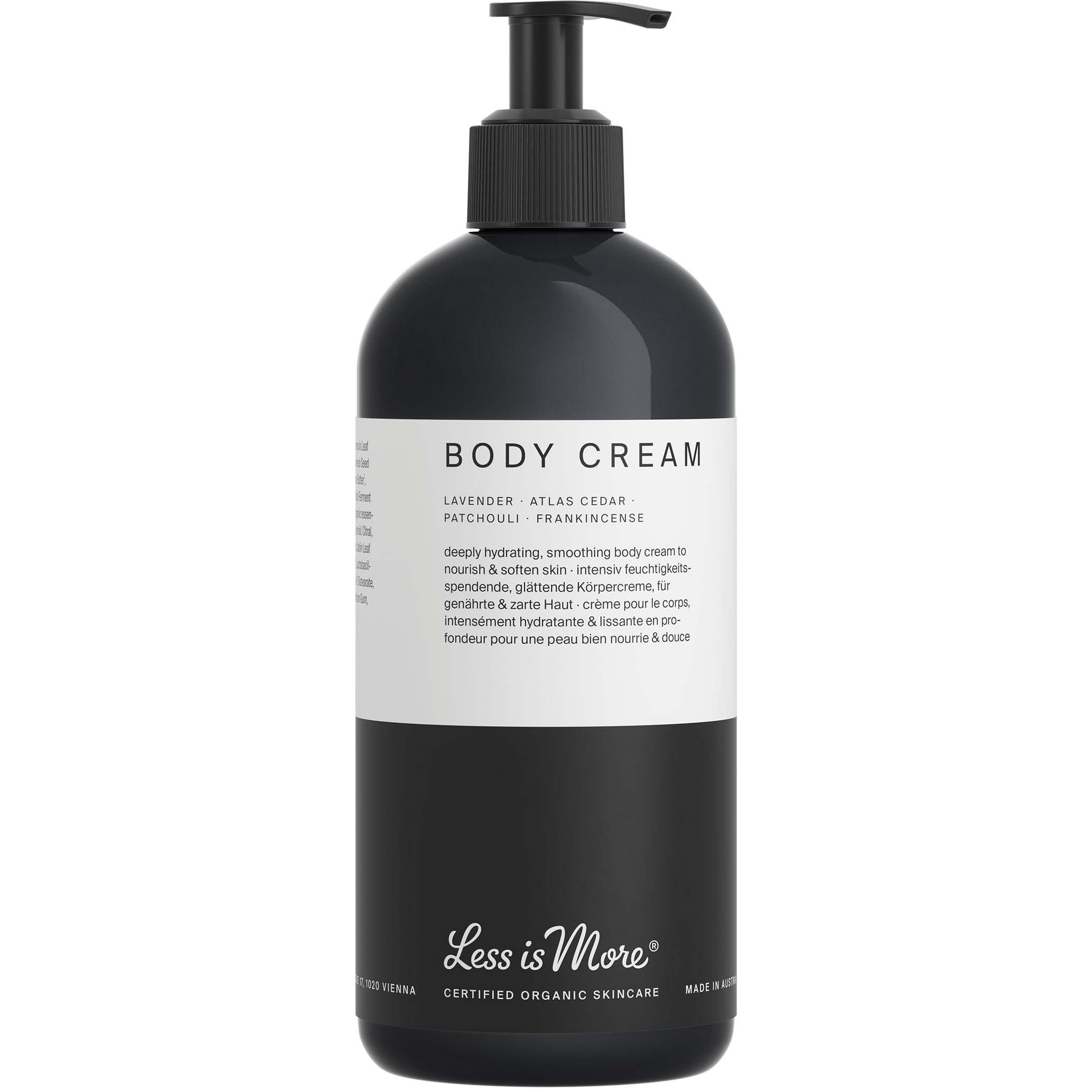 Bilde av Less Is More Organic Body Cream Lavender Eco Size 500 Ml