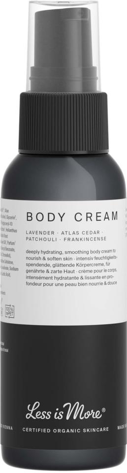 Less is More Organic Body Cream Lavender Travel Size 50 ml