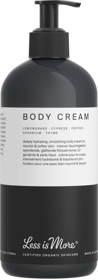 Less is More Organic Body Cream Lemongrass Eco Size 500 ml