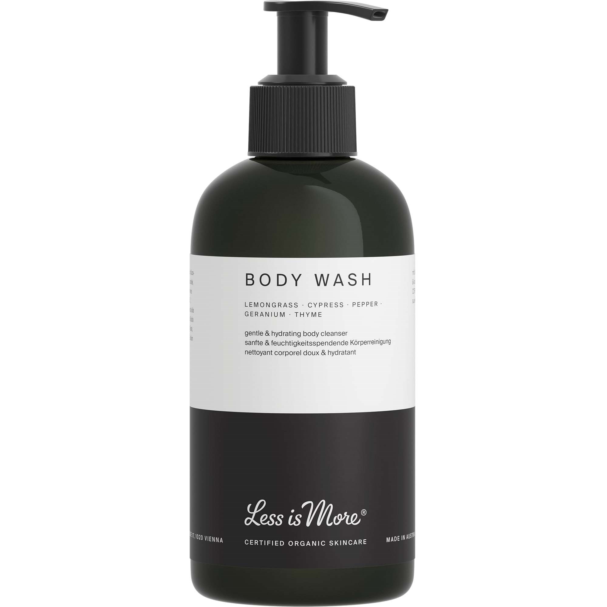 Bilde av Less Is More Organic Body Wash Lemongrass 250 Ml
