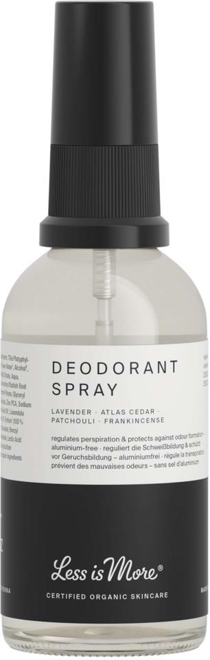 Less is More Organic Deodorant Spray 50 ml