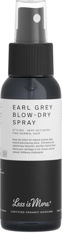 Less is More Organic Earl-Grey Blow-Dry Spray Travel Size 50 ml