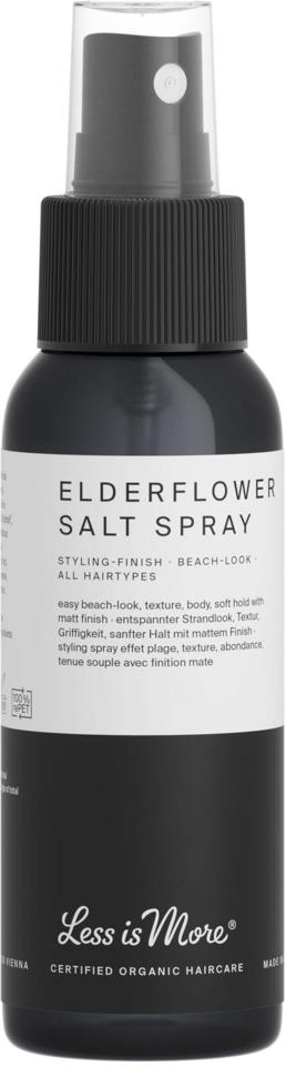 Less is More Organic Elderflower Salt Spray Travel Size 50 ml