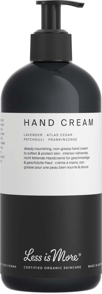 Less is More Organic Hand Cream Lavender Eco Size 500 ml