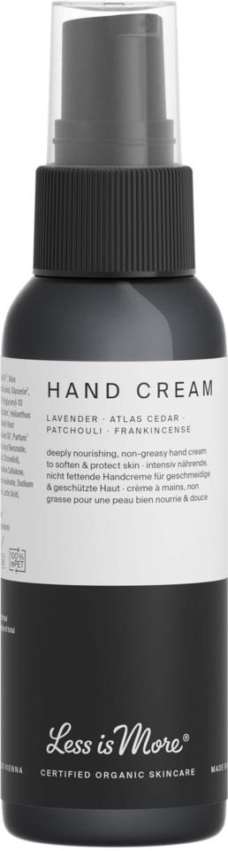 Less is More Organic Hand Cream Lavender Travel Size 50 ml