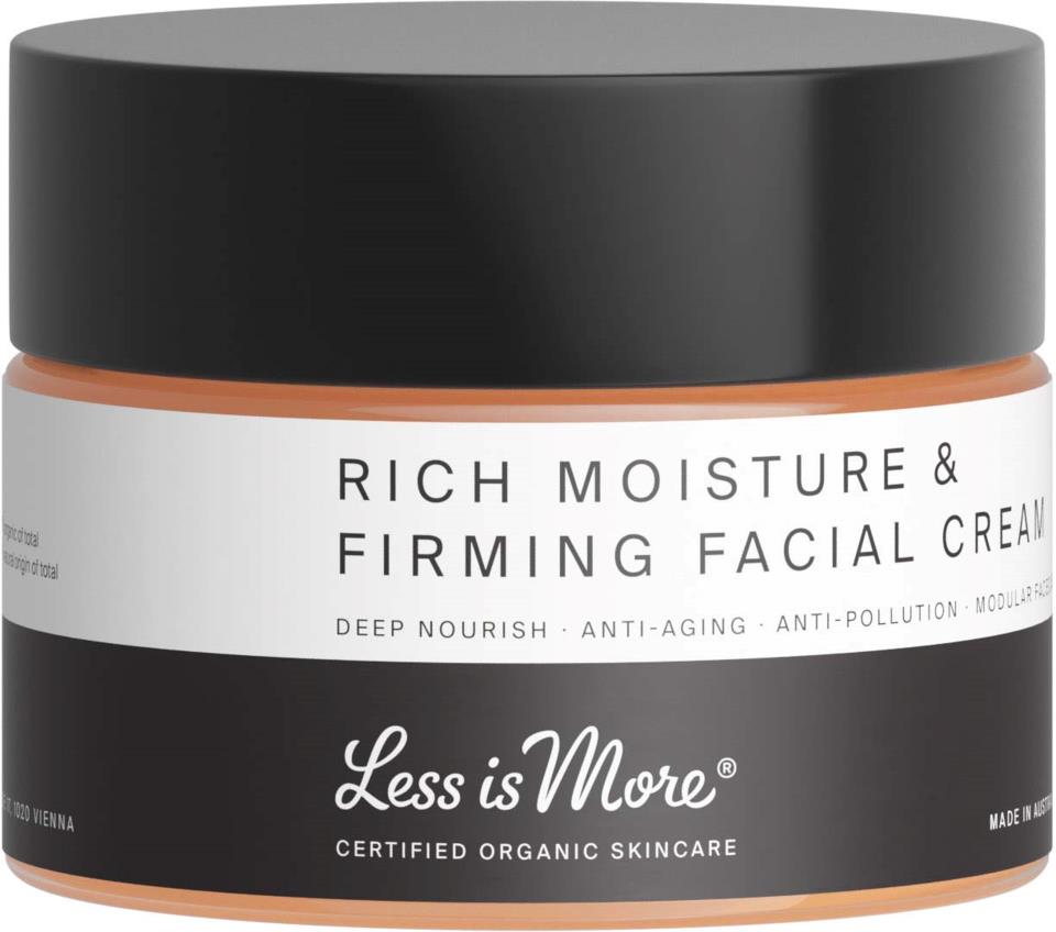 Less is More Organic Rich Moisture & Firming Facial Cream 50 ml