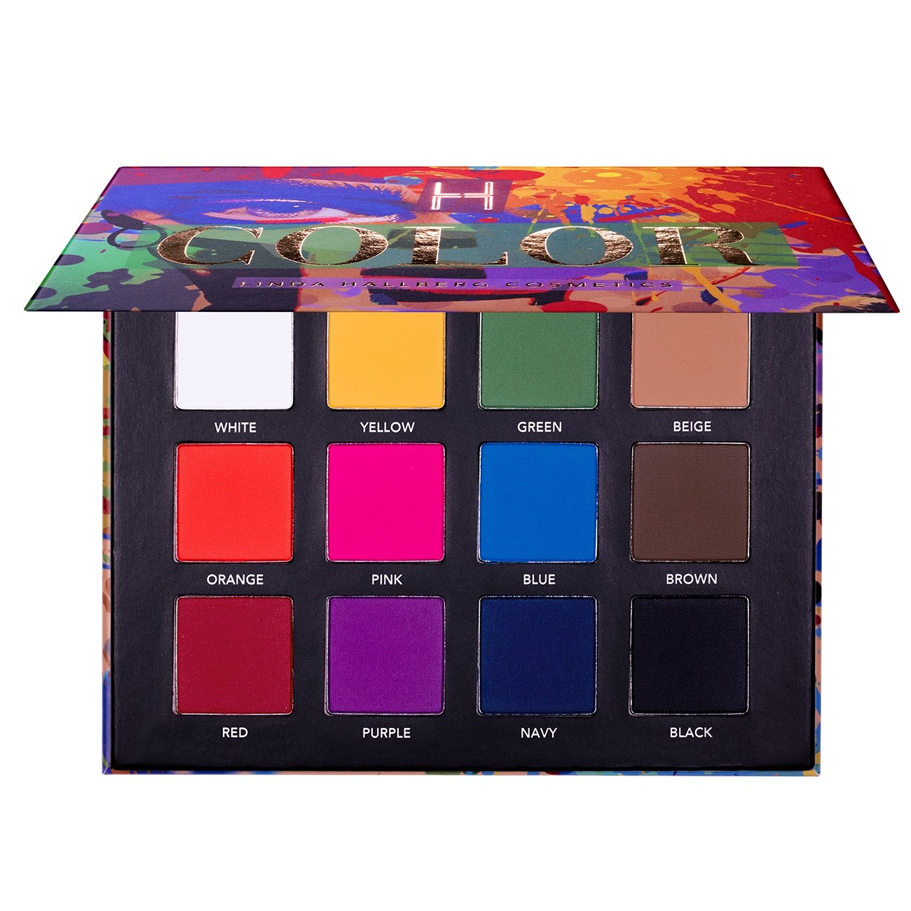 Läs mer om LH cosmetics Color palette 12 g