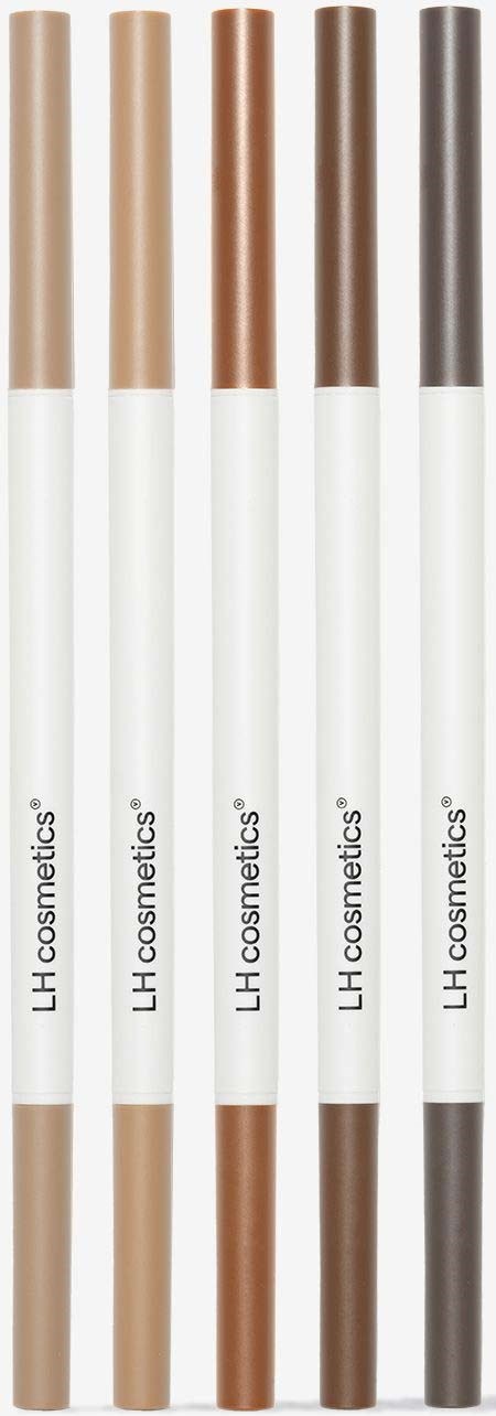 Карандаш для бровей LH Cosmetics Infinity Brow Pen тонкий, со щёточкой, оттенок Greige, 0,07 г — фото 3
