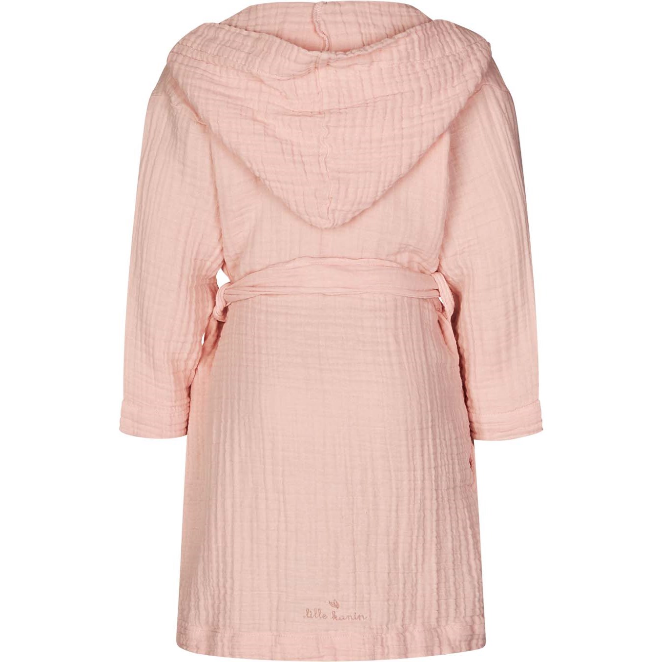 Alternativ bild 1 för Lille Kanin Bathrobe Muslin Rose Smoke 3-4 years   1 stk.