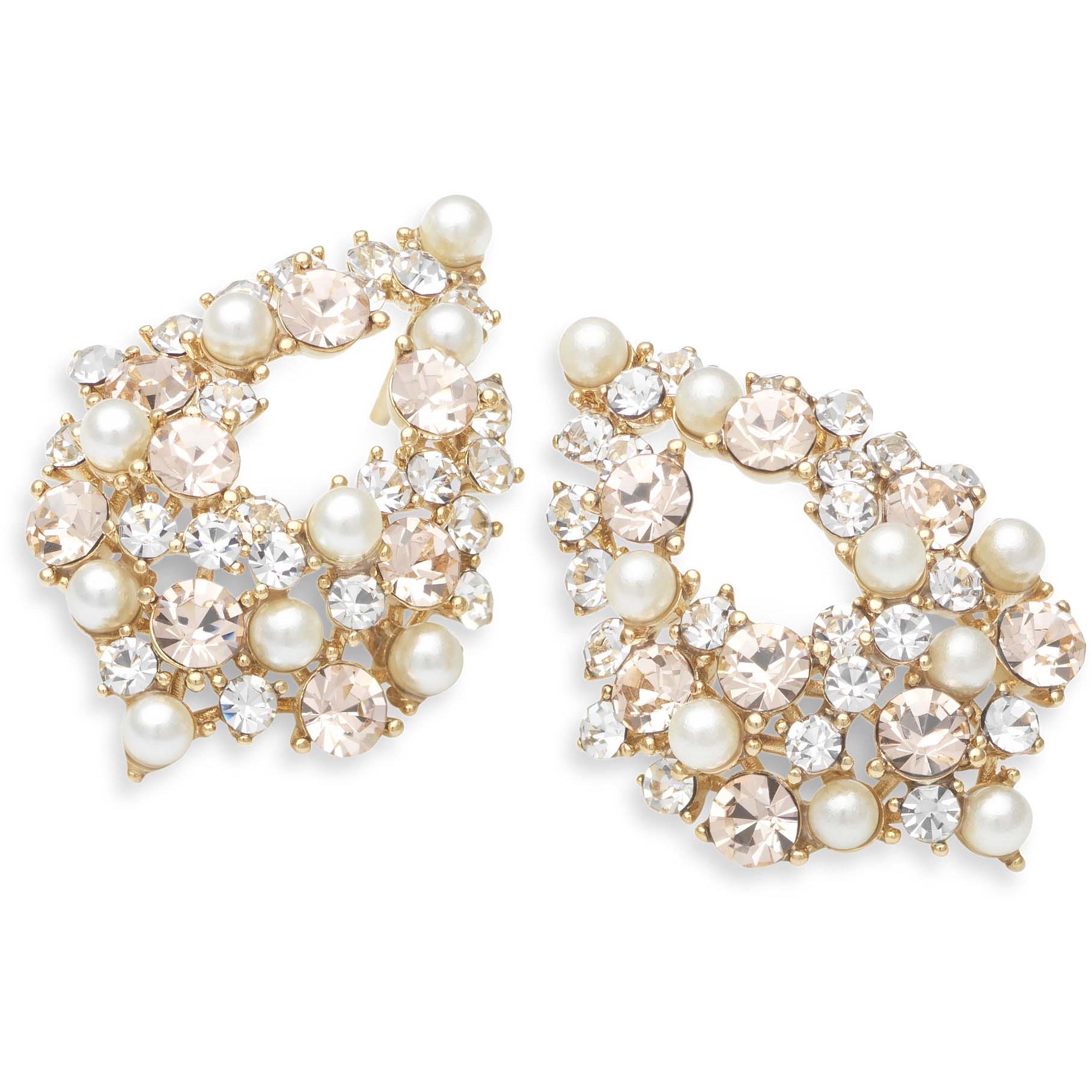 Lily and Rose Alice pearl earrings - Ivory silk