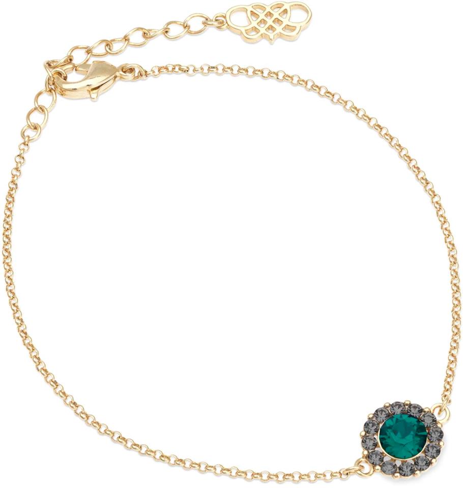 Lily and Rose Celeste bracelet - Emerald / Black diamond