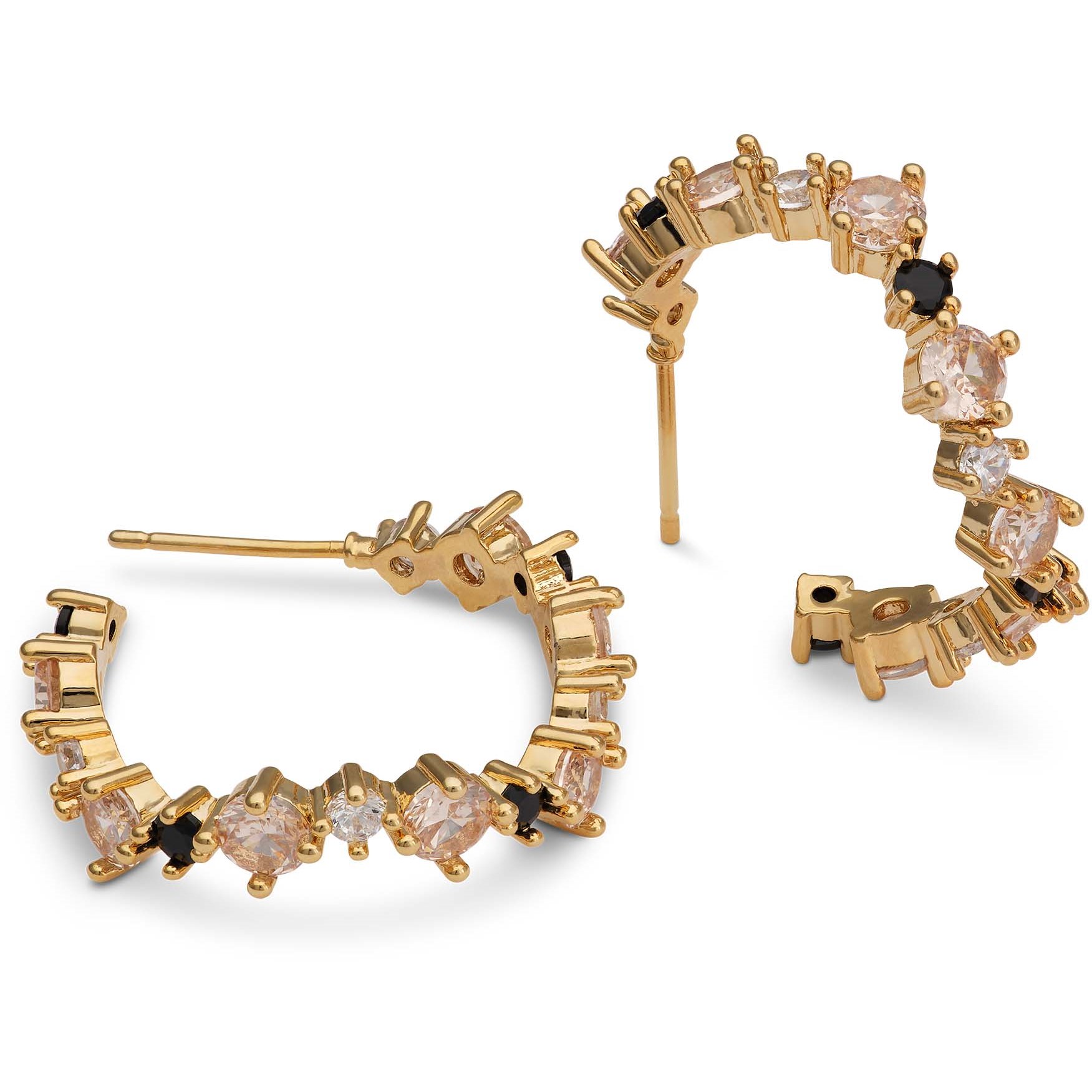 Lily and Rose Celine earrings - Champagne / jet