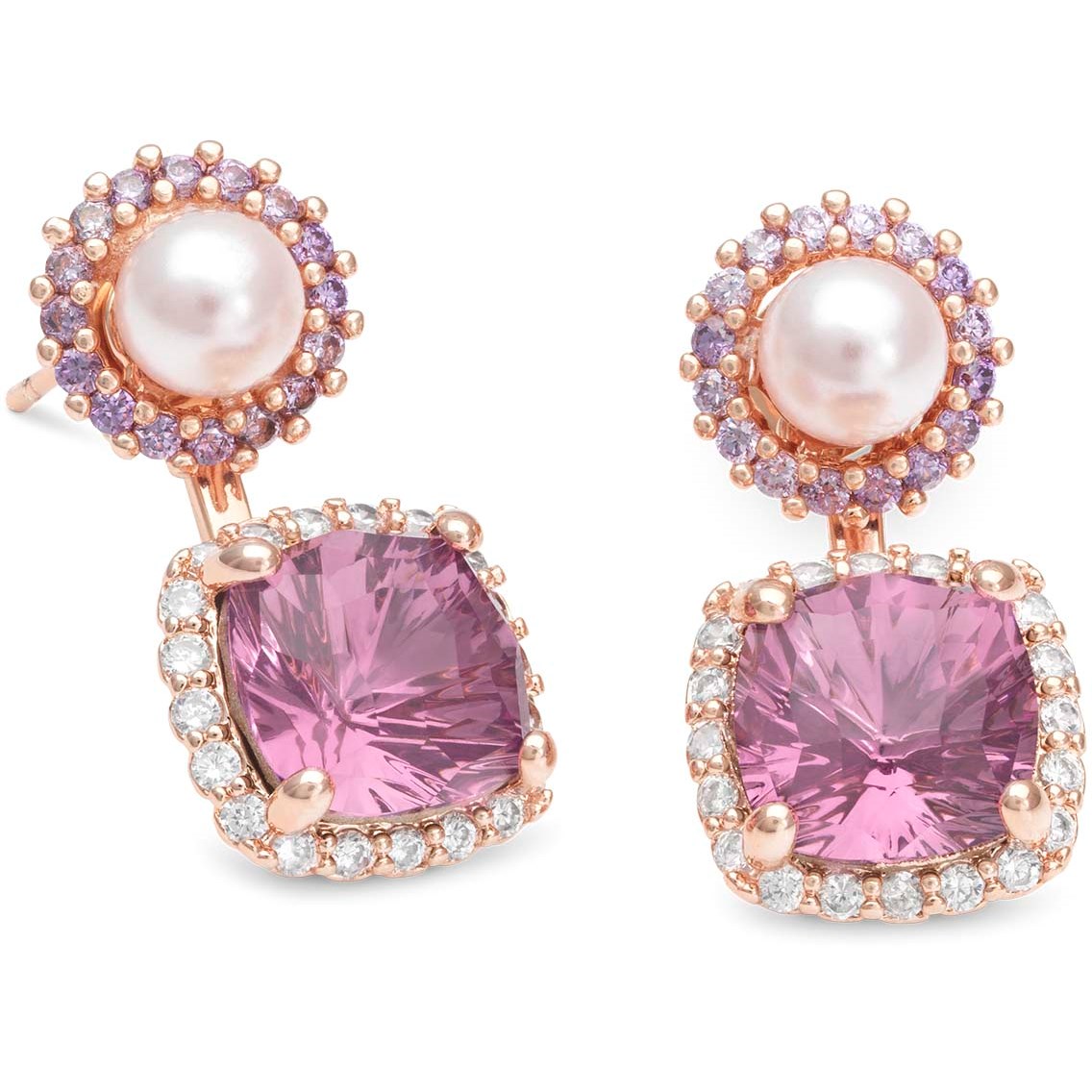 Läs mer om Lily and Rose Colette earrings Amethyst pink