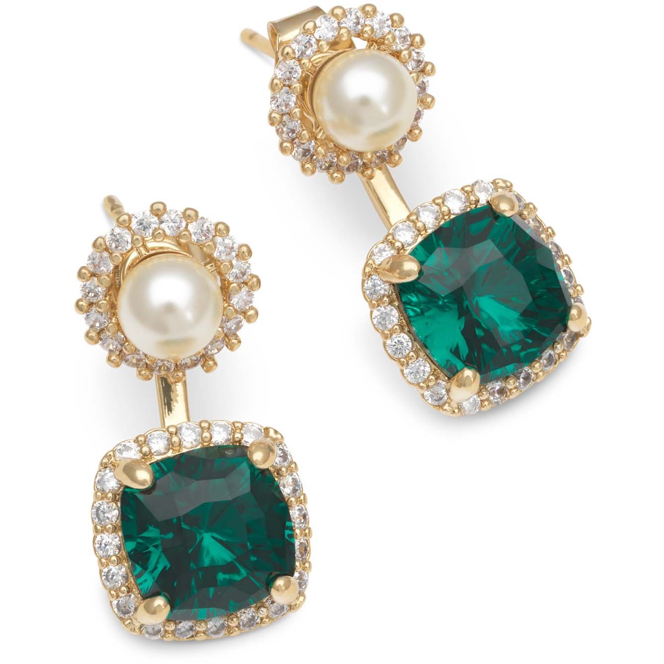 Läs mer om Lily and Rose Colette earrings - Emerald square Emerald square