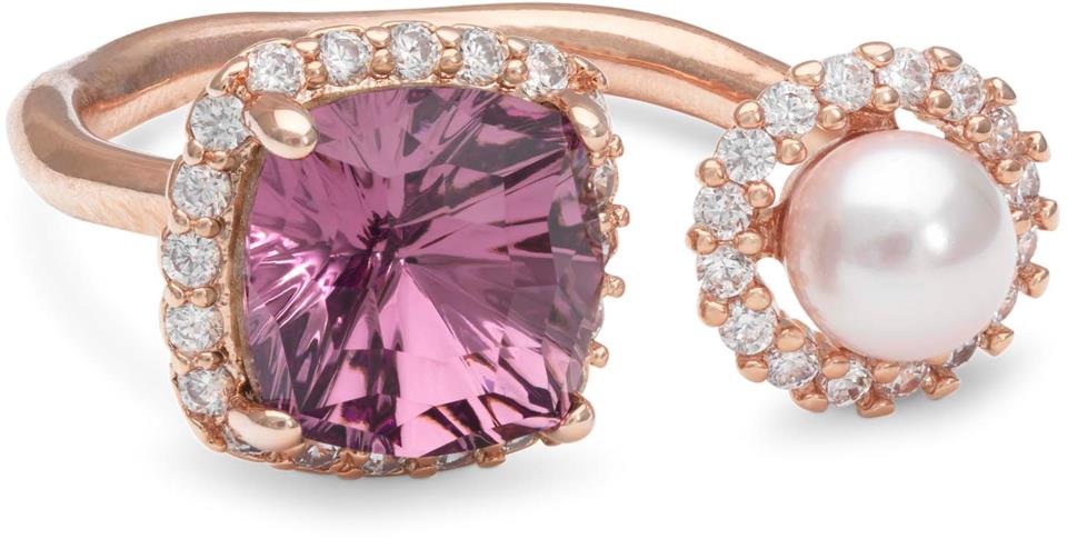 Lily and Rose Colette ring - Amethyst pink